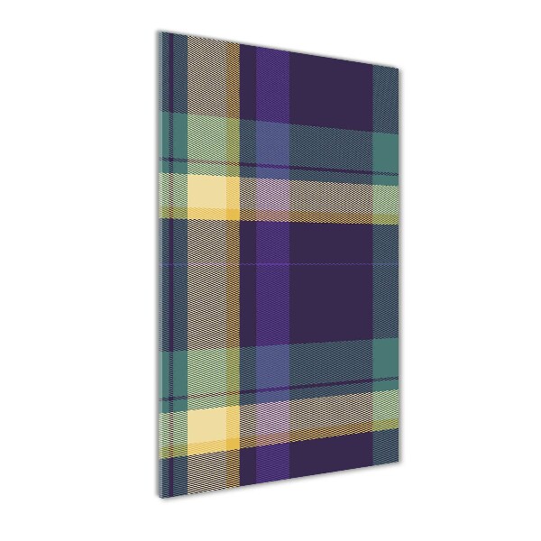 Staand foto op plexiglas Geruite textuur