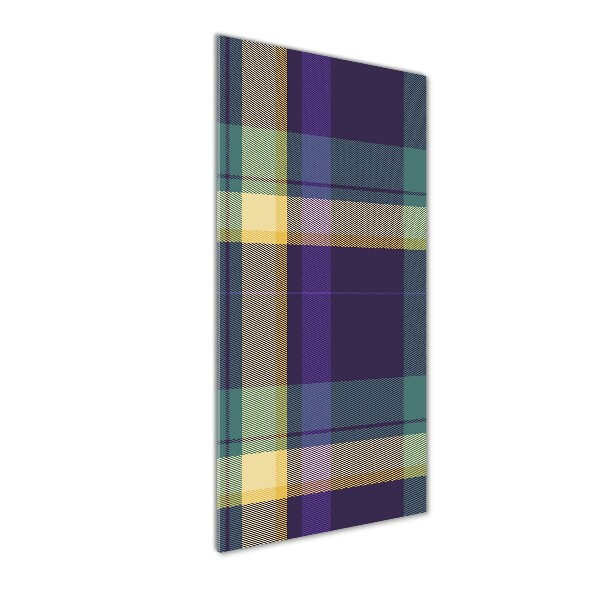 Staand foto op plexiglas Geruite textuur