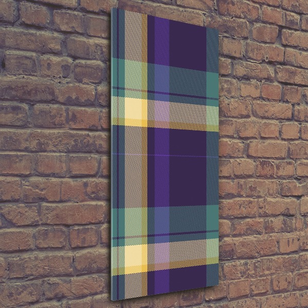 Staand foto op plexiglas Geruite textuur