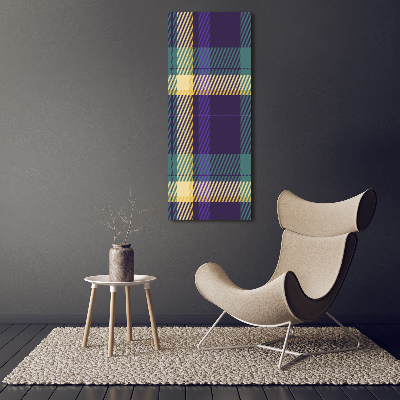 Staand foto op plexiglas Geruite textuur