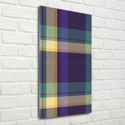 Staand foto op plexiglas Geruite textuur