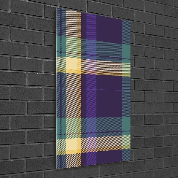 Staand foto op plexiglas Geruite textuur