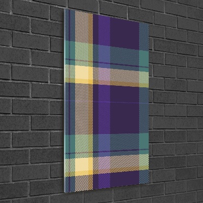 Staand foto op plexiglas Geruite textuur