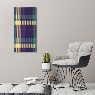 Staand foto op plexiglas Geruite textuur