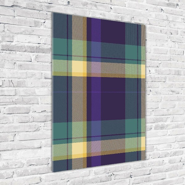 Staand foto op plexiglas Geruite textuur