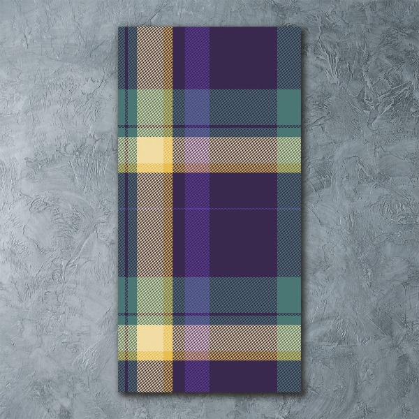 Staand foto op plexiglas Geruite textuur