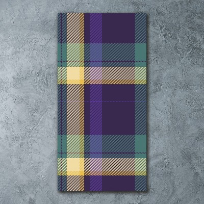 Staand foto op plexiglas Geruite textuur