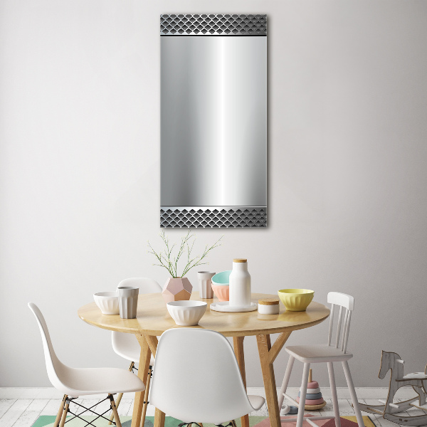 Staand foto op plexiglas Metalen achtergrond