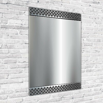 Staand foto op plexiglas Metalen achtergrond