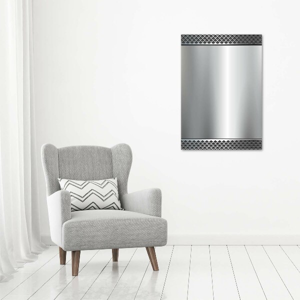 Staand foto op plexiglas Metalen achtergrond