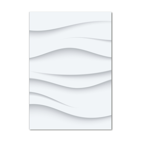 Staand foto in plexiglas Abstracte golven