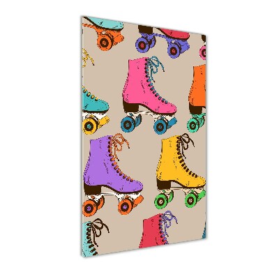 Staand foto plexiglas Kleurrijke rolschaatsen