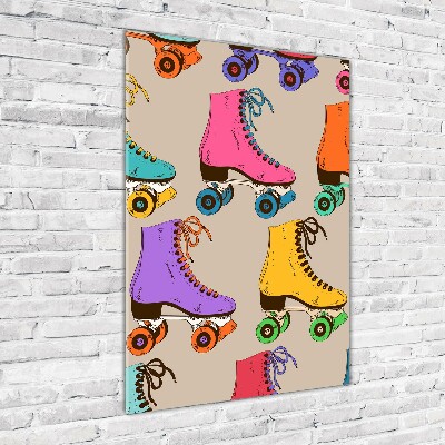 Staand foto plexiglas Kleurrijke rolschaatsen