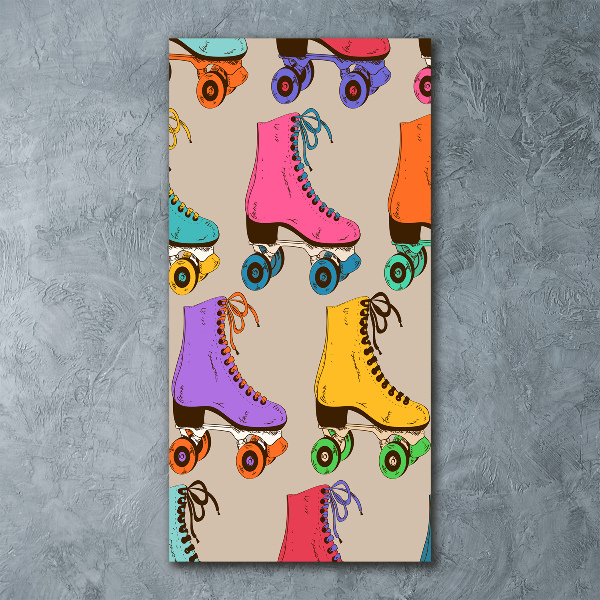 Staand foto plexiglas Kleurrijke rolschaatsen