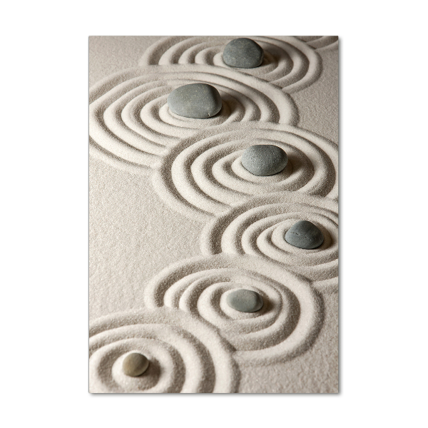 Staand plexiglas foto Stenen in het zand