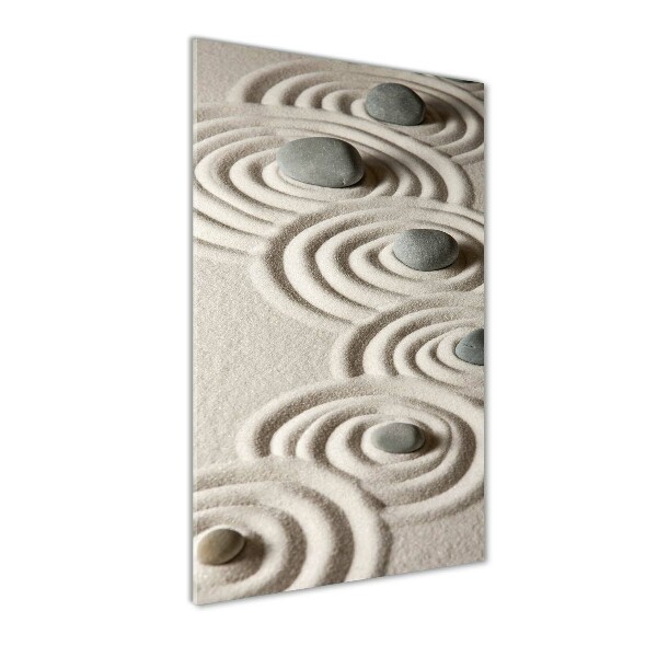 Staand plexiglas foto Stenen in het zand