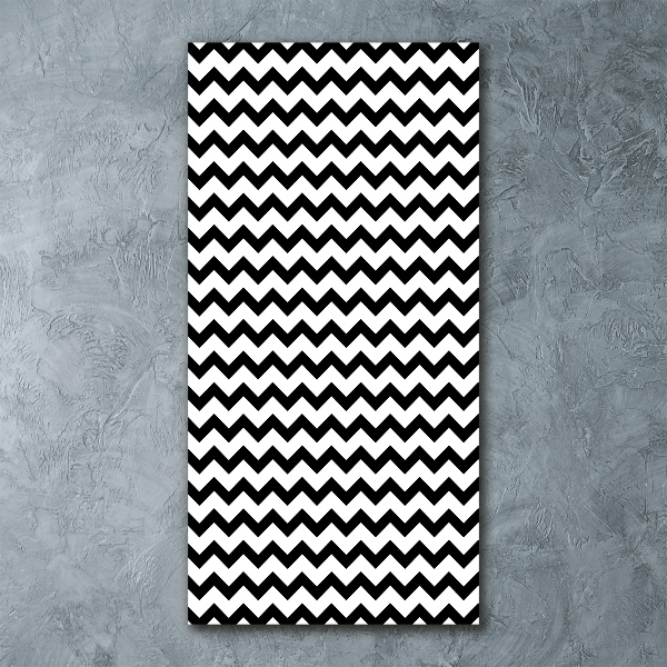 Staand foto plexiglas Zigzags