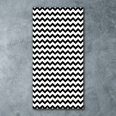 Staand foto plexiglas Zigzags