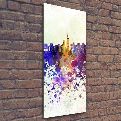 Staand foto in plexiglas Kleurrijk Chicago