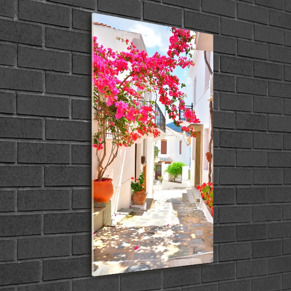 Staand plexiglas foto Griekse straten