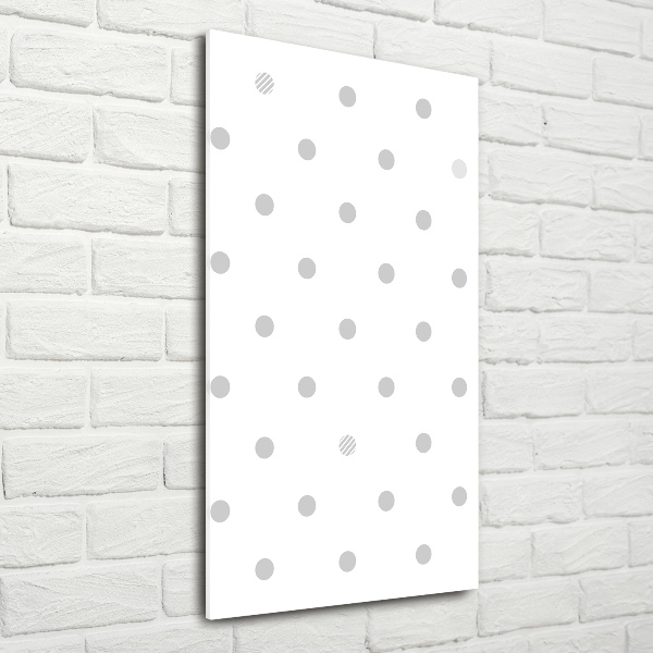 Staand foto in plexiglas Stippen en hartjes