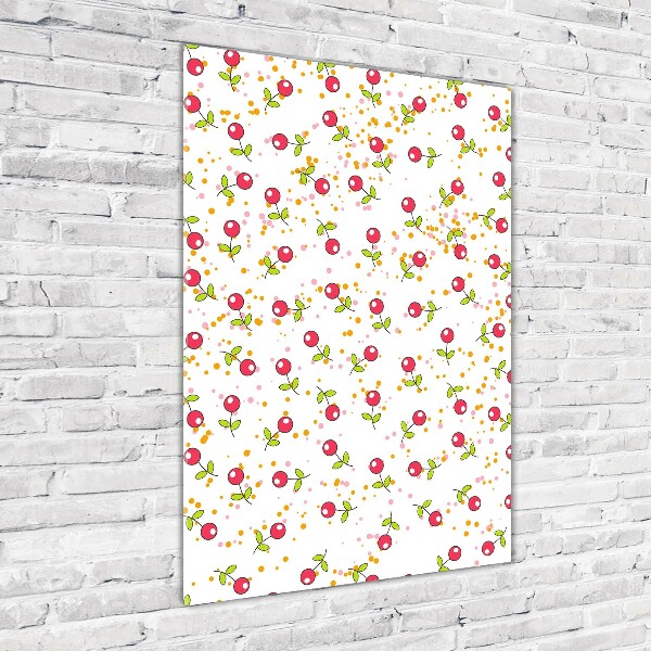 Staand foto plexiglas Kersen