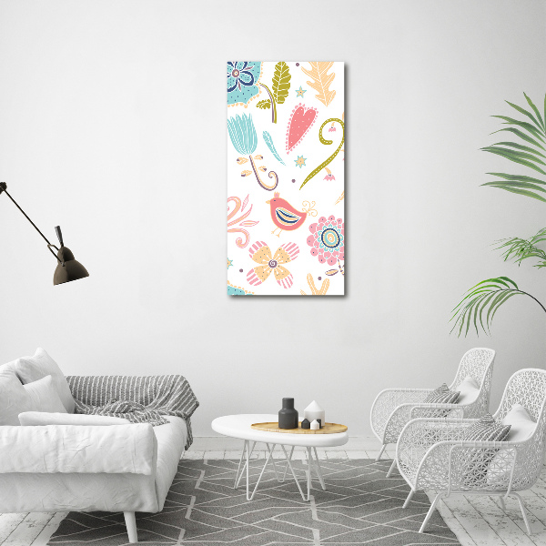 Staand foto op plexiglas Planten en vogels