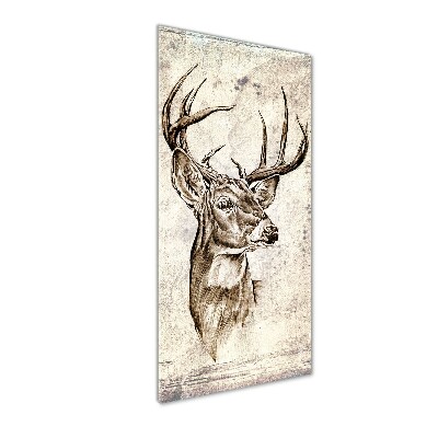 Staand foto op plexiglas Hert