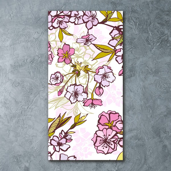 Staand foto op plexiglas Kersenbloesems