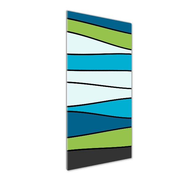 Staand foto in plexiglas Kleurrijke strepen