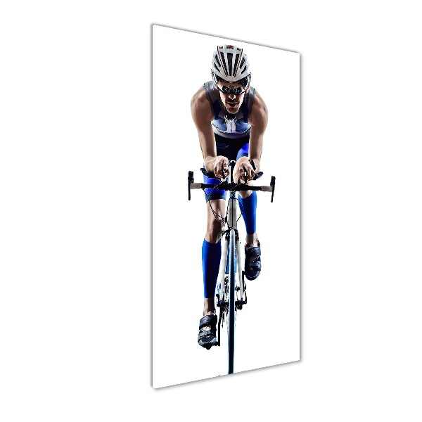 Staand plexiglas foto Fietser