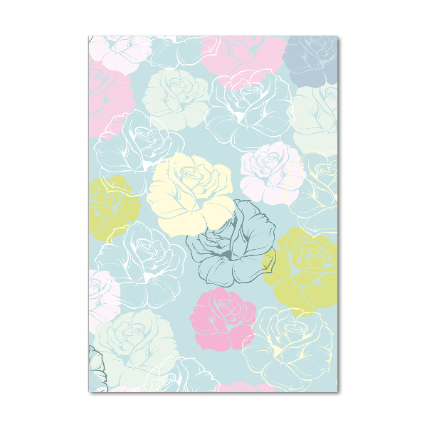 Staand foto in plexiglas Rozen