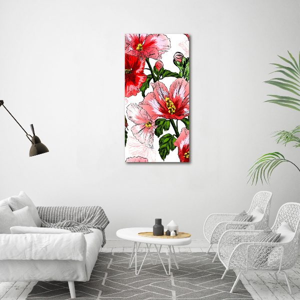 Staand foto op plexiglas Hibiscus