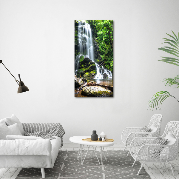 Staand foto plexiglas Waterval in de jungle