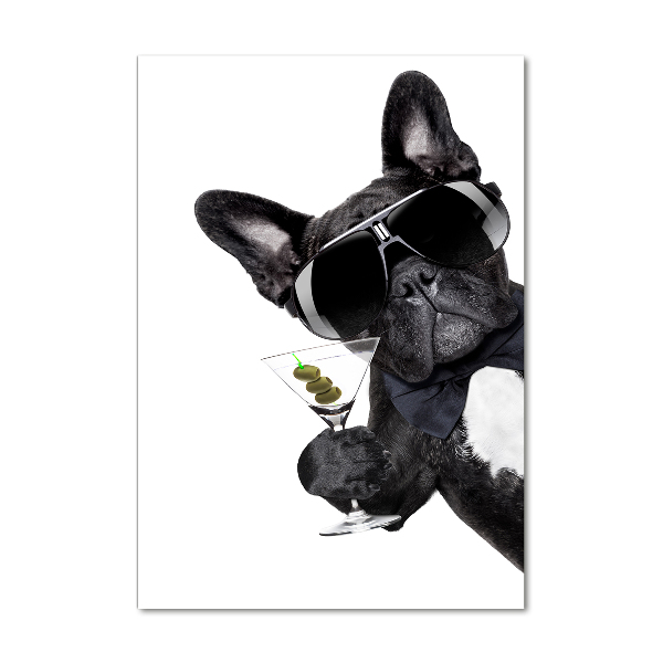 Staand foto plexiglas Piez met martini