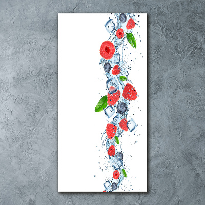 Staand foto in plexiglas Bosvruchten en ijs