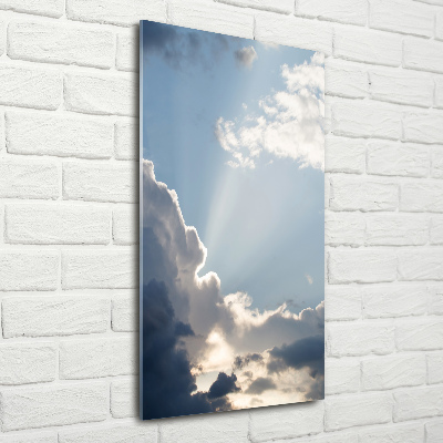 Staand foto in plexiglas Wolken aan de hemel