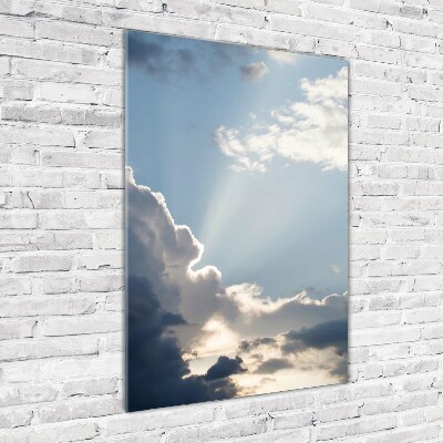 Staand foto in plexiglas Wolken aan de hemel