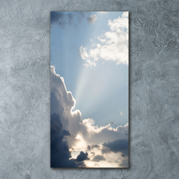 Staand foto in plexiglas Wolken aan de hemel