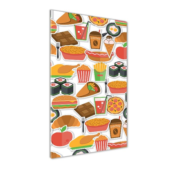 Staand foto in plexiglas Fastfood