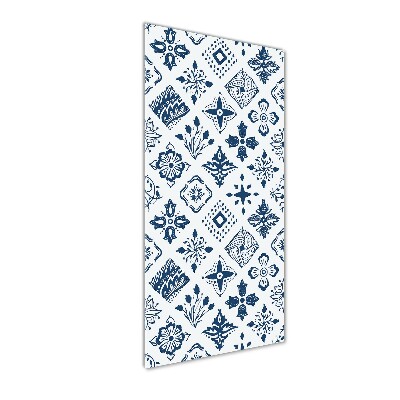 Staand plexiglas foto Bloemenpatroon