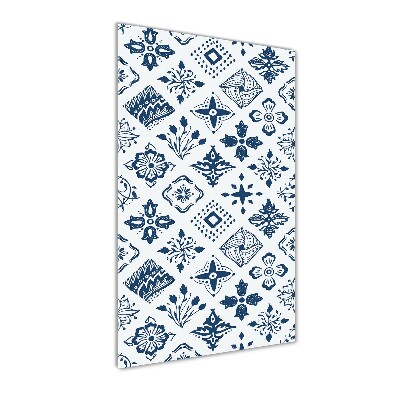 Staand plexiglas foto Bloemenpatroon