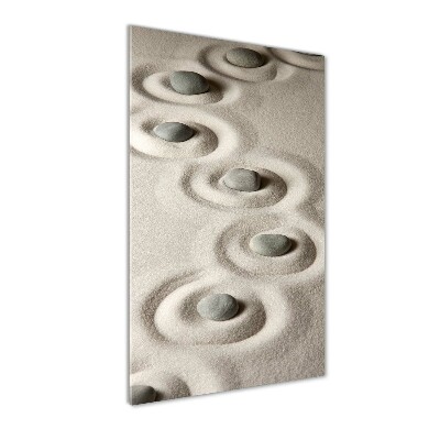 Staand plexiglas foto Stenen in het zand