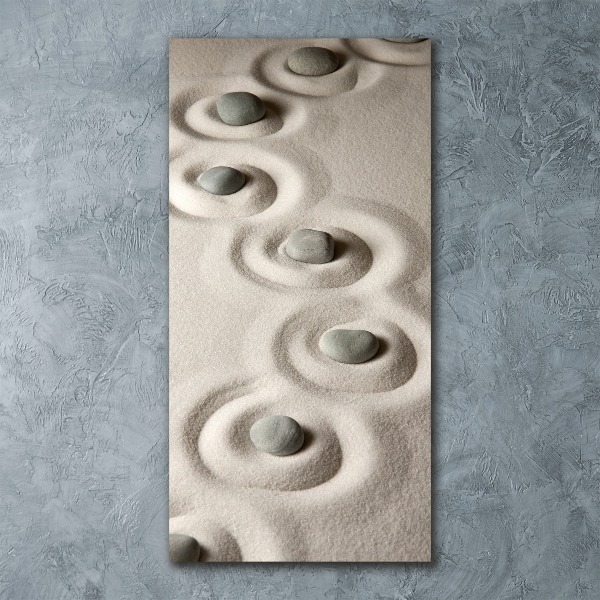 Staand plexiglas foto Stenen in het zand