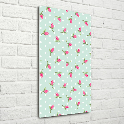 Staand foto in plexiglas Rozen