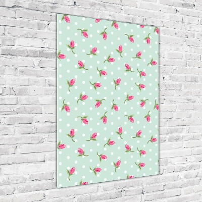 Staand foto in plexiglas Rozen