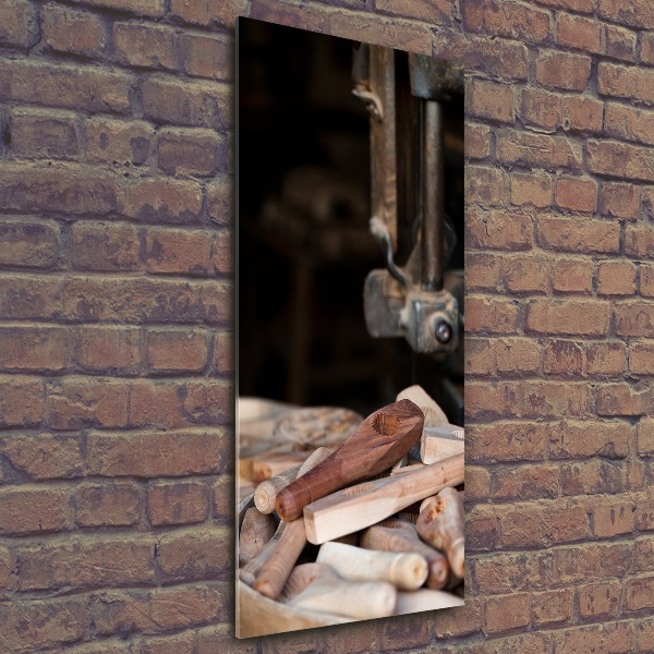 Staand foto plexiglas Houten gereedschap