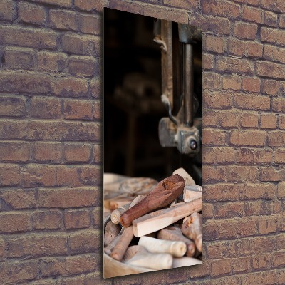 Staand foto plexiglas Houten gereedschap