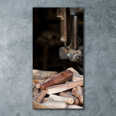 Staand foto plexiglas Houten gereedschap