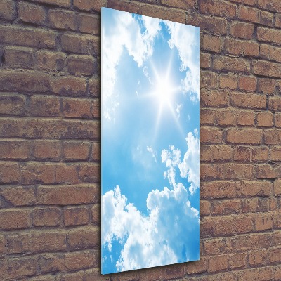 Staand plexiglas foto Wolken aan de hemel